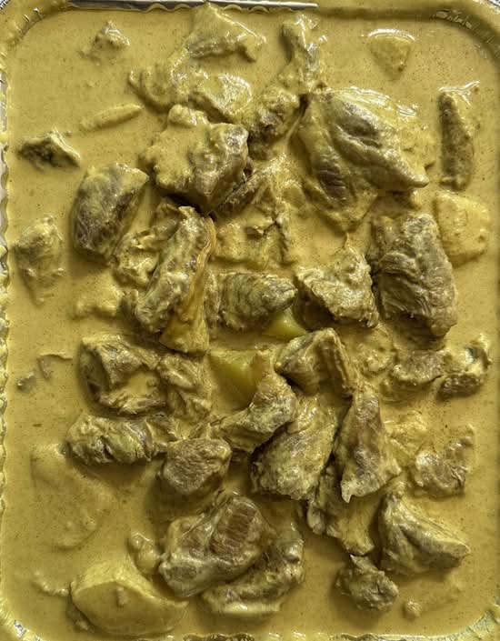 Beef  Brisket Curry 咖哩牛腩  (PARTY TRAY)